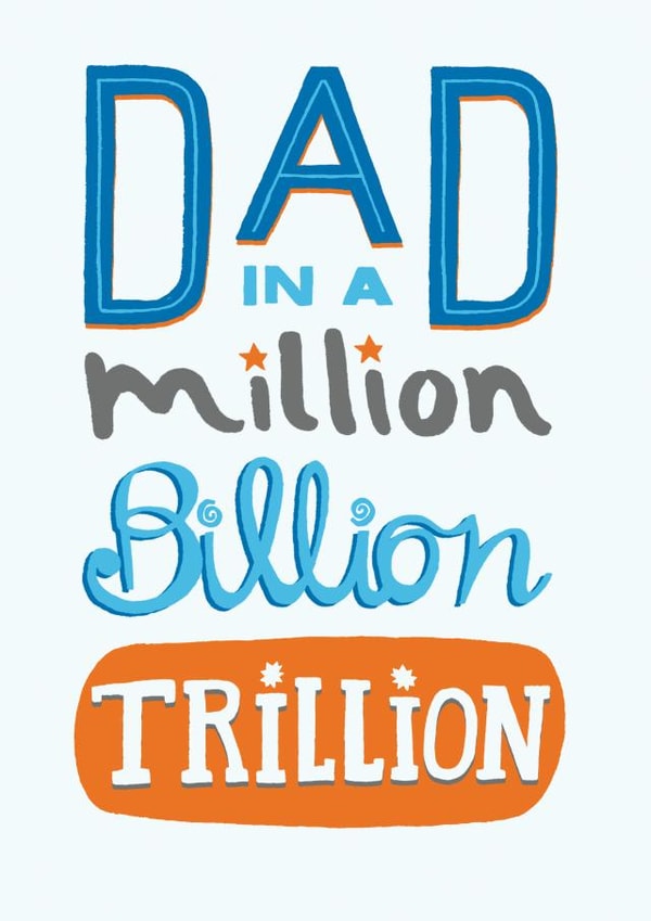 Dad in a million design created by Pencilface