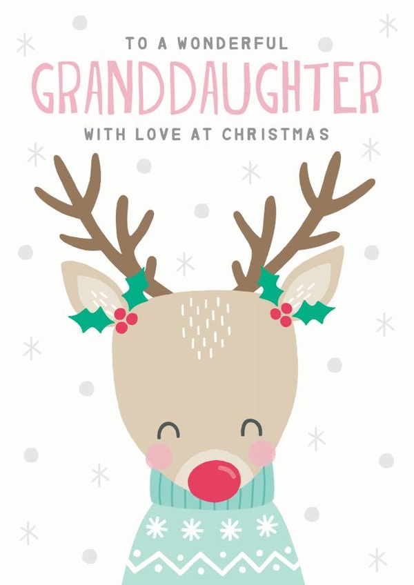 To a Wonderful Granddaughter with Love at Christmas created by Design By Day