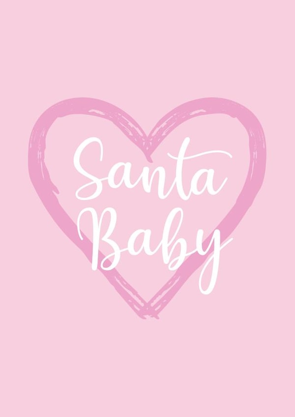 Super Cute Christmas Card - Santa Baby created by Amy Baker