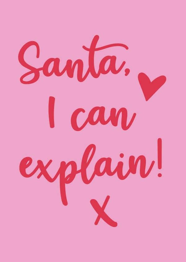 Cute Christmas Card for Someone Cheeky created by Amy Baker