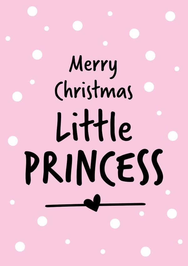 Merry Christmas Little Princess created by Geordies Love Gin
