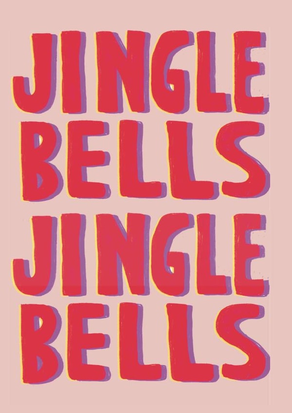 Cute Christmas card to send to your loved ones created by Laura Sadler