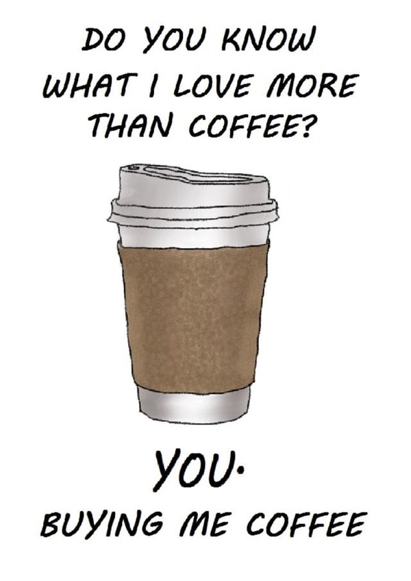 Coffee Valentines Card created by Possco