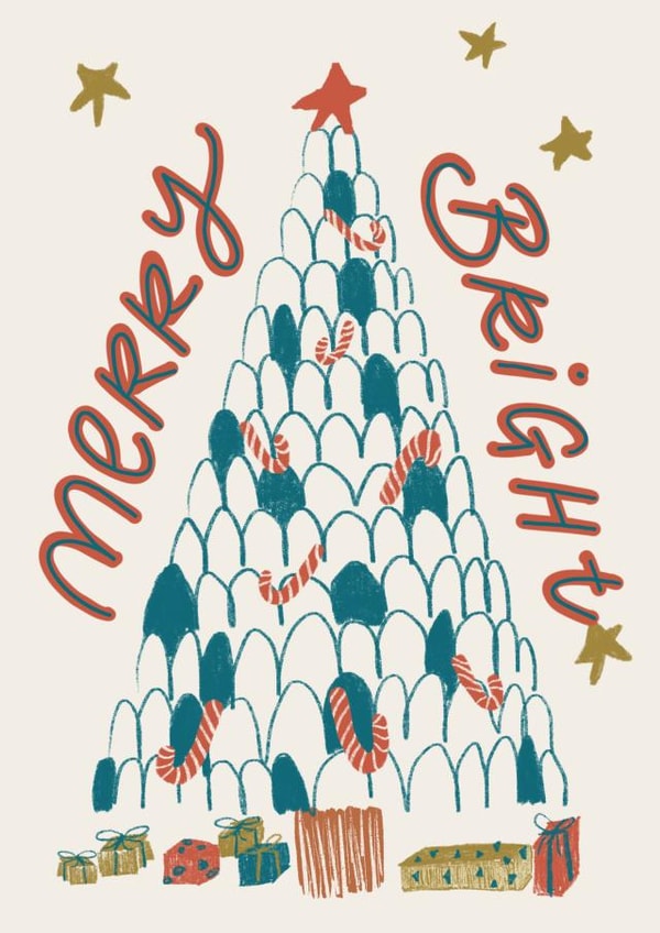 Merry & Bright Christmas Card created by Teng Phei Yin