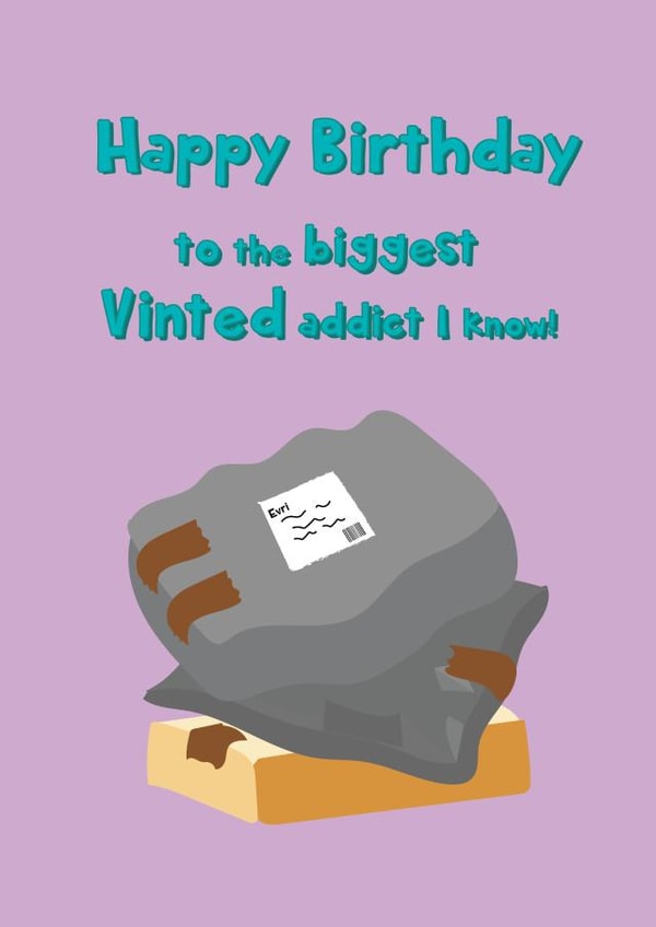 Happy Birthday To A Vinted Addict! created by @Laura Lonsdale Designs