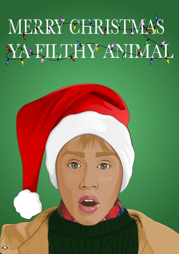 Perfect Christmas card for anyone who loves Home Alone! created by Liam Harris
