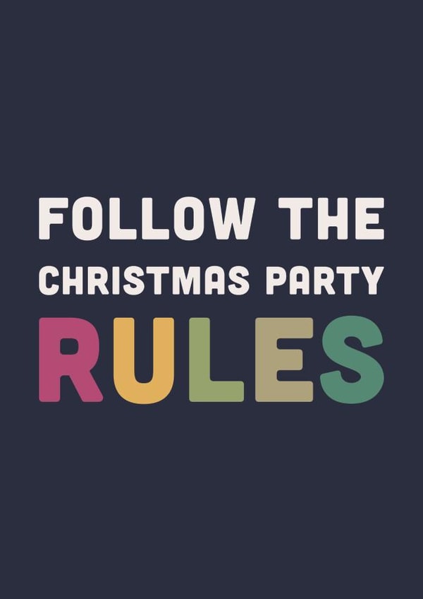 Funny Christmas card for work friends and colleagues created by BlockDash