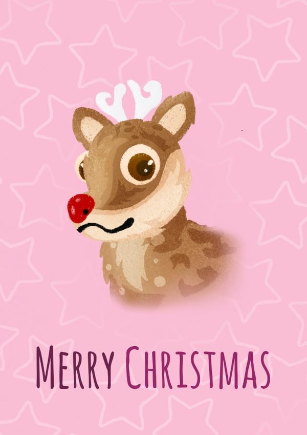 Merry Christmas Reindeer created by Luke Tuffs