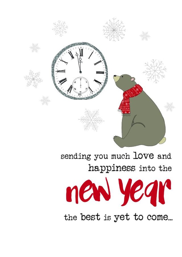 Happy new year- the best year is yet to come created by Dandelion Stationery