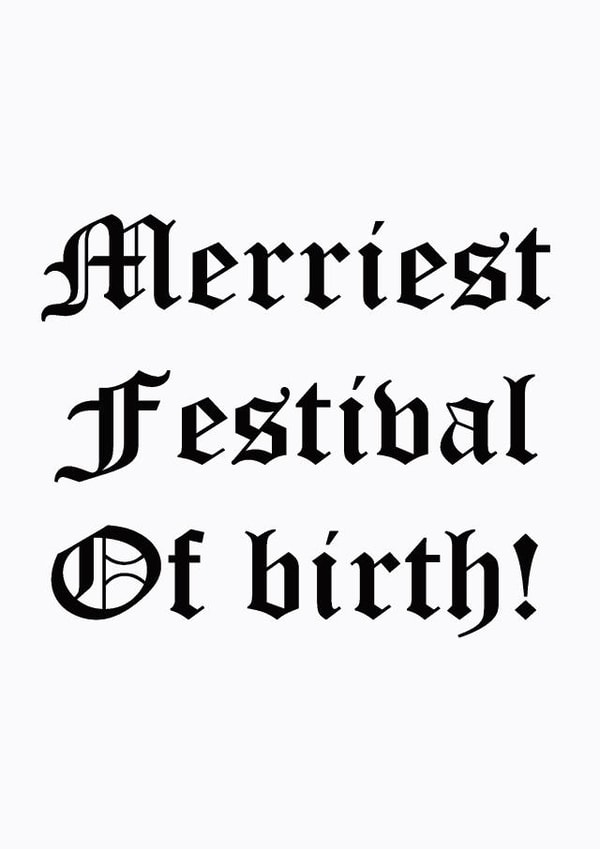 Ye Olde Birthing Wishes! created by MissGigglyNerd