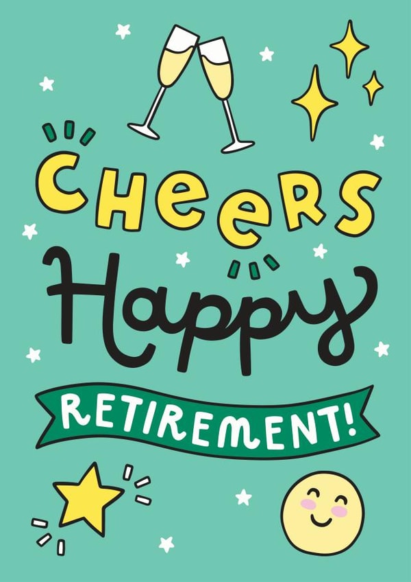Cheers! Happy Retirement! Retirement/Leaving Card created by Josie Gledhill
