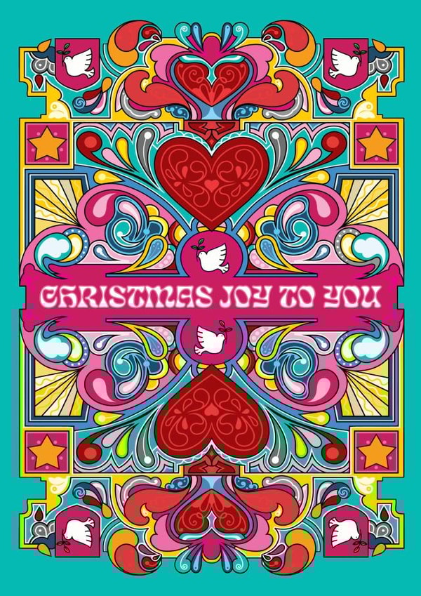 Christmas Joy 2022 - Christmas Card created by Rebecca Strickson Ltd