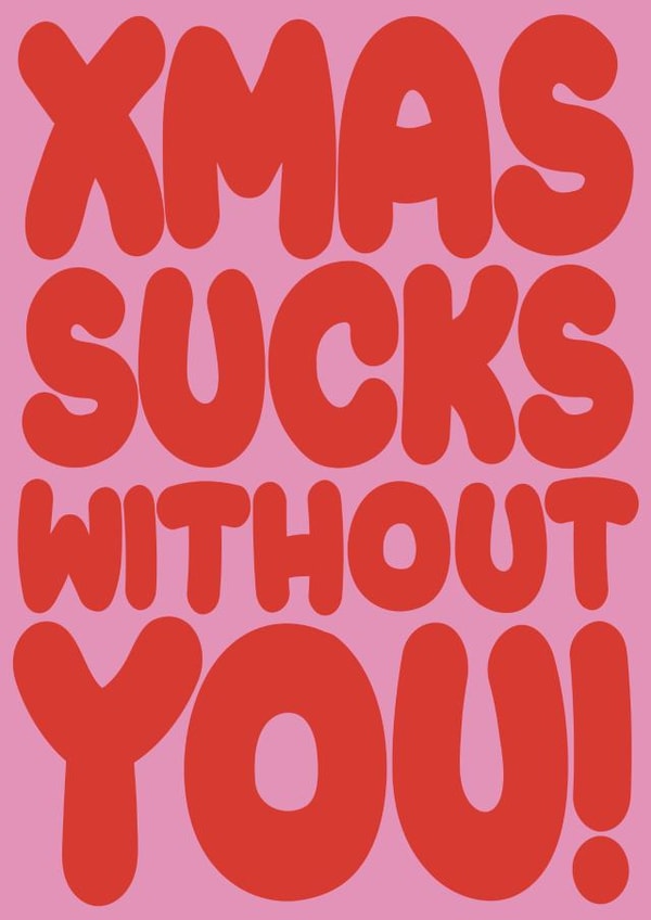 The perfect card to send to someone that can't be with you at Christmas. created by Amy Watkinson