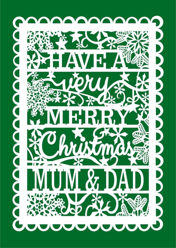 Merry Christmas Mum and Dad created by Pogofandango