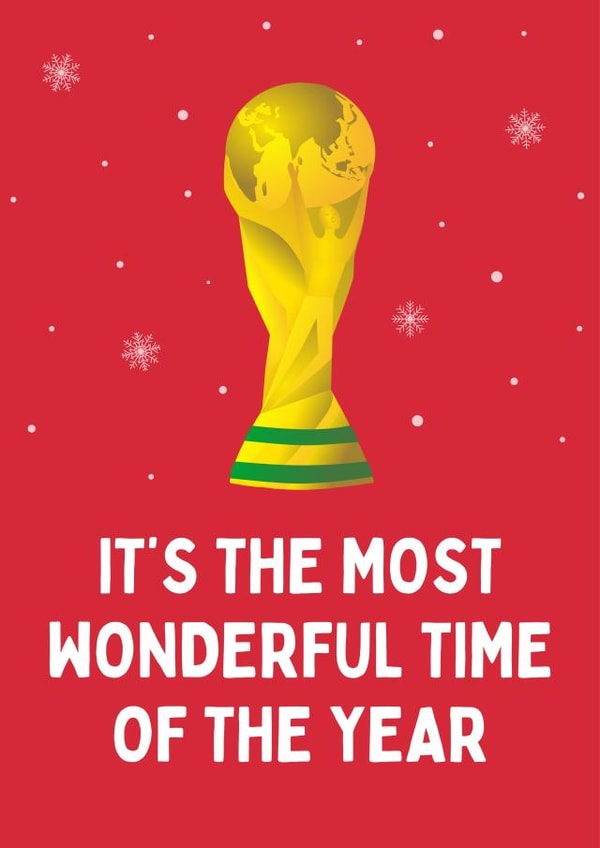 Funny Christmas Card for England Football Fan - World Cup Christmas created by SurelyThatsACard