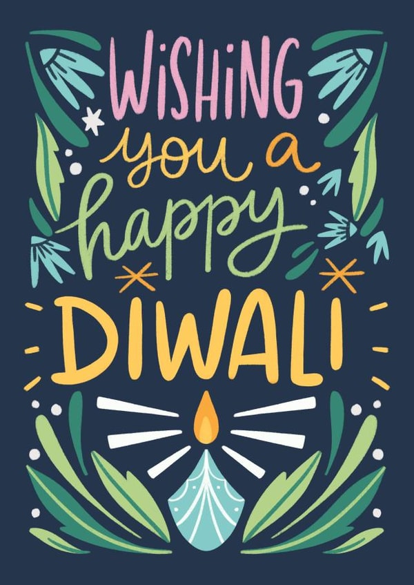 Wishing you a happy Diwali created by Natalia Gonzalez