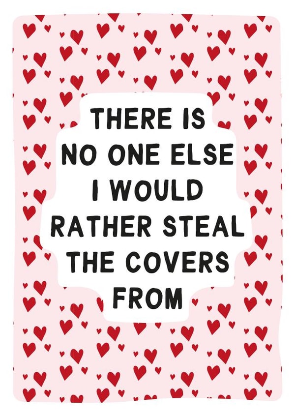 There is no one else - Funny Anniversary Card created by Gem Draws Stuff