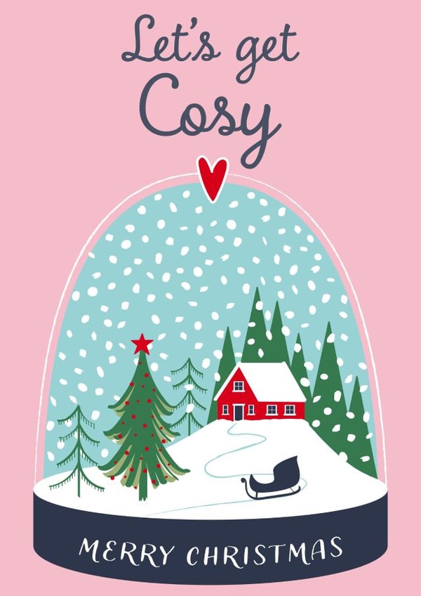 Christmas - Cute - Girlfriend, friend - Let's get Cosy. Merry Christmas. created by Dinky Rouge