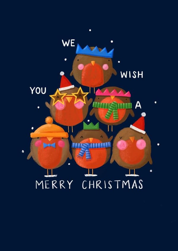 Cute Christmas Robins For Family and Friends created by Nicola Watson