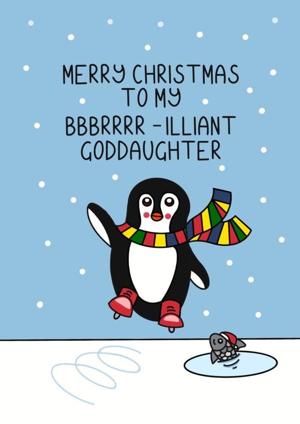 Merry Christmas to my Goddaughter created by Schnauzer Scribbles