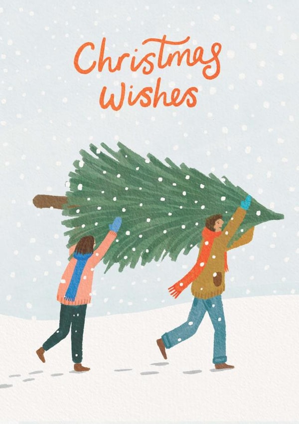 Cute Christmas Card created by Martha Ratcliff Illustration