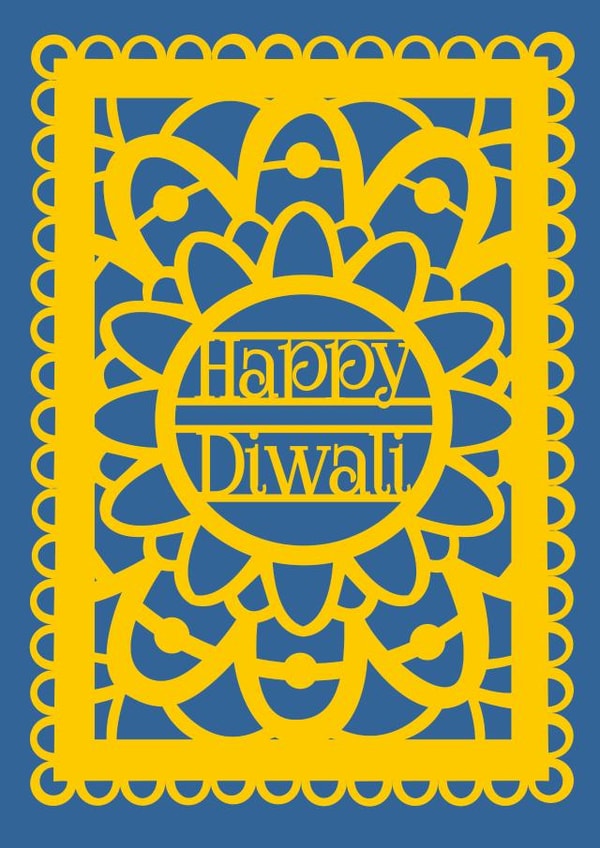 Happy Diwali Mandala Card created by Pogofandango