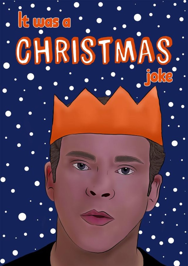 Funny Peep Show Card - Jez - Christmas Joke created by Sweetie Darling Design