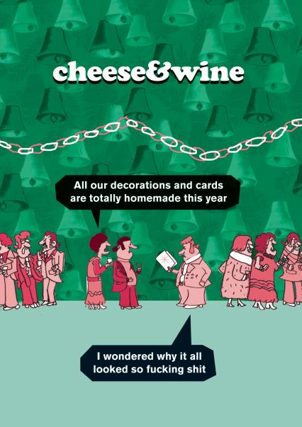 Shit Decarations Funny shit decorations christmas card | thortful