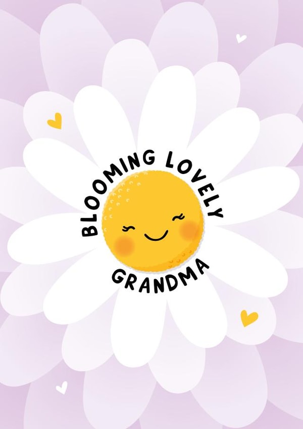 Cute Birthday Card for Grandma / Mother's Day Card - Flower - Blooming Lovely created by Macie Dot Doodles