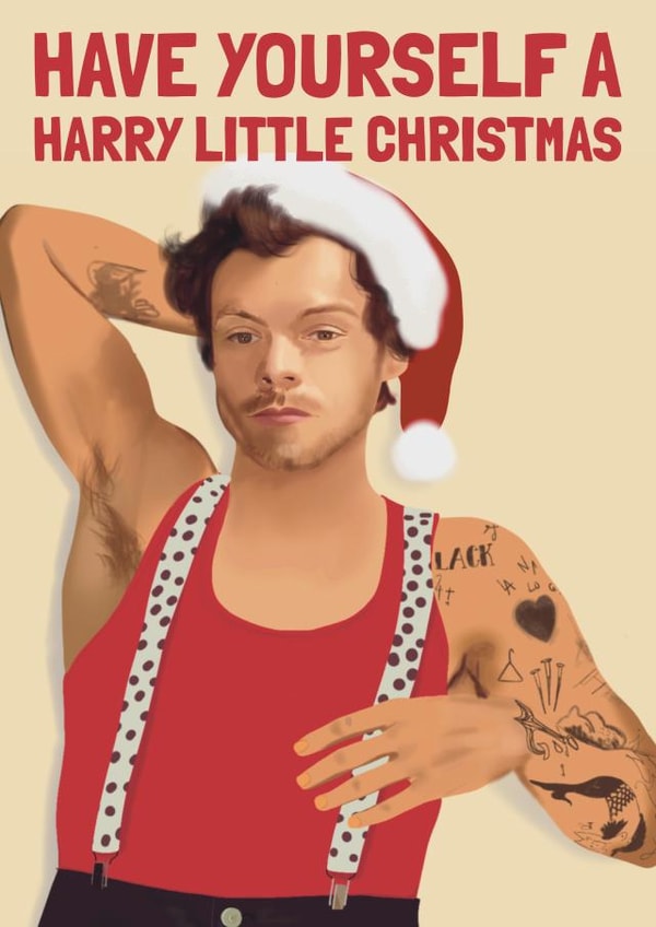 Harry Styles Christmas Card created by AbiGoLucky
