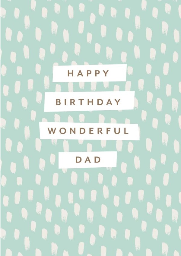 Birthday card for a wonderful Dad created by Gooseberry Moon