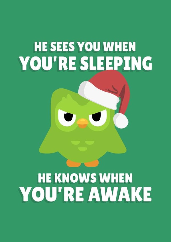 He Sees You When You're Sleeping Owl created by PopDogShop