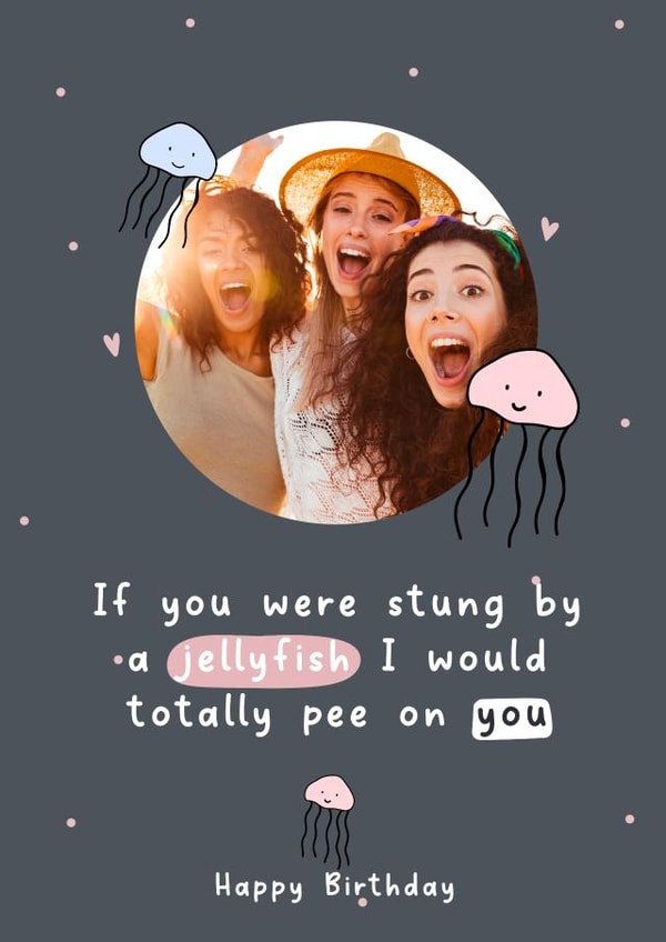 Friend Funny Birthday Personalised Photo Card 22056 created by LynseyLovez