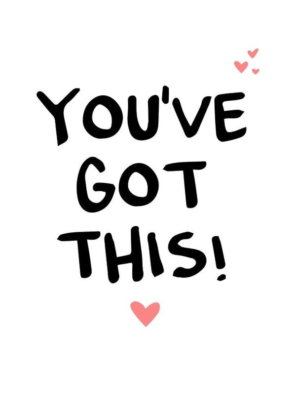 You've Got This! - Encouragement Card - Positive Card - Card for Friend created by Little Silverleaf