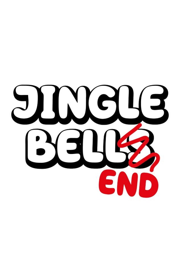 Funny & immature Christmas card created by Daft cards