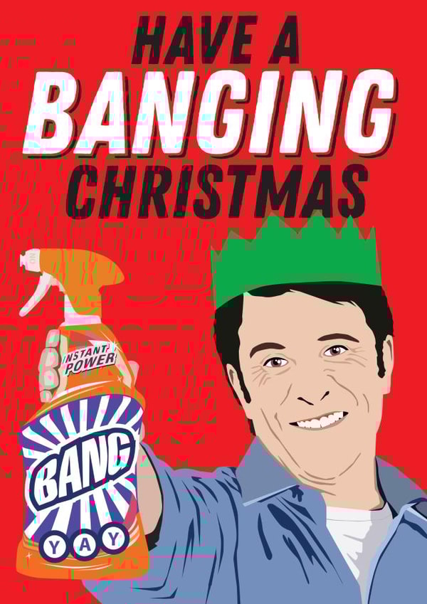 Have a banging Christmas - Barry Scott Christmas Card created by Kyleigh Orlebar