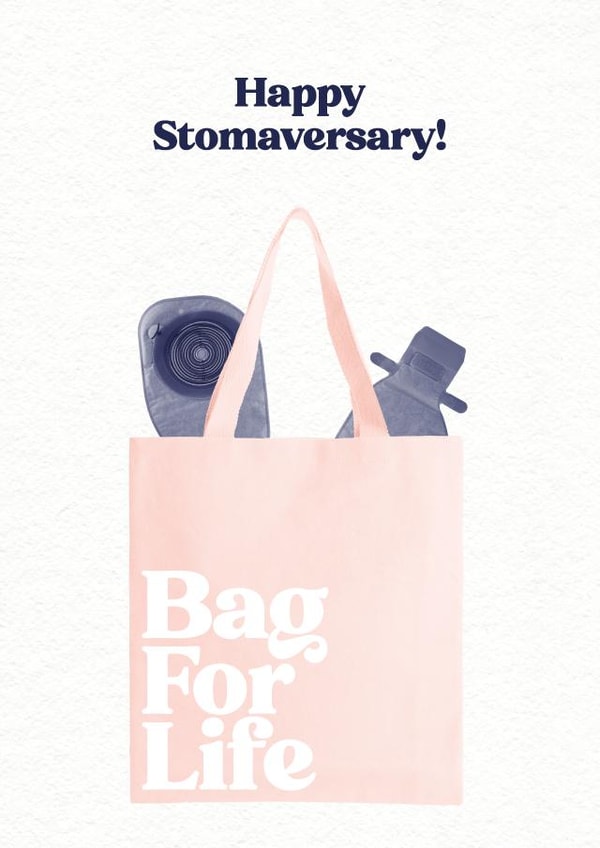 Cute Stomaversary card for the ostomate in your life! created by ostique