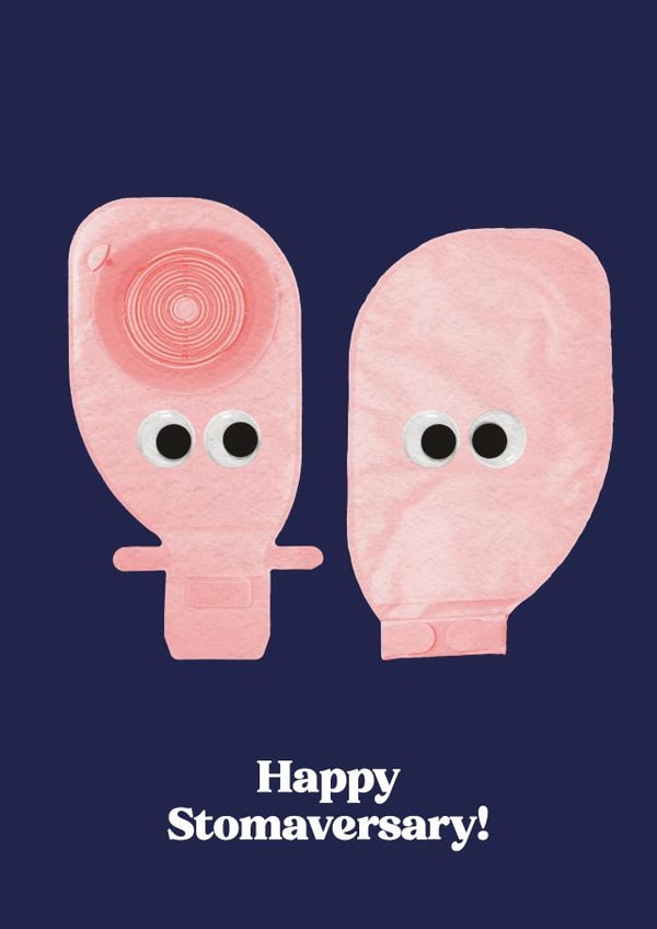 Cute Stomaversary card for your loved one - the perfect way to celebrate! created by ostique