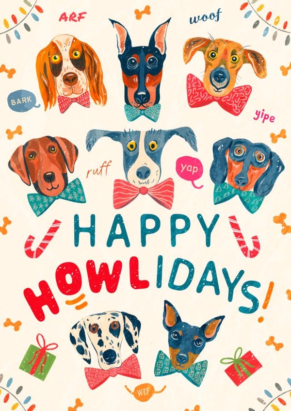 Cute and funny Holiday card for your family and friends! created by Grace Andersson