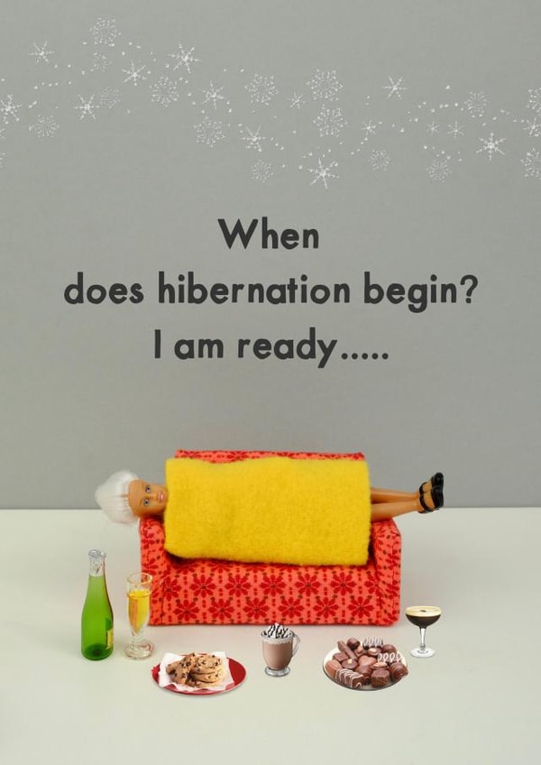 Hibernation created by Bold & Bright Cards