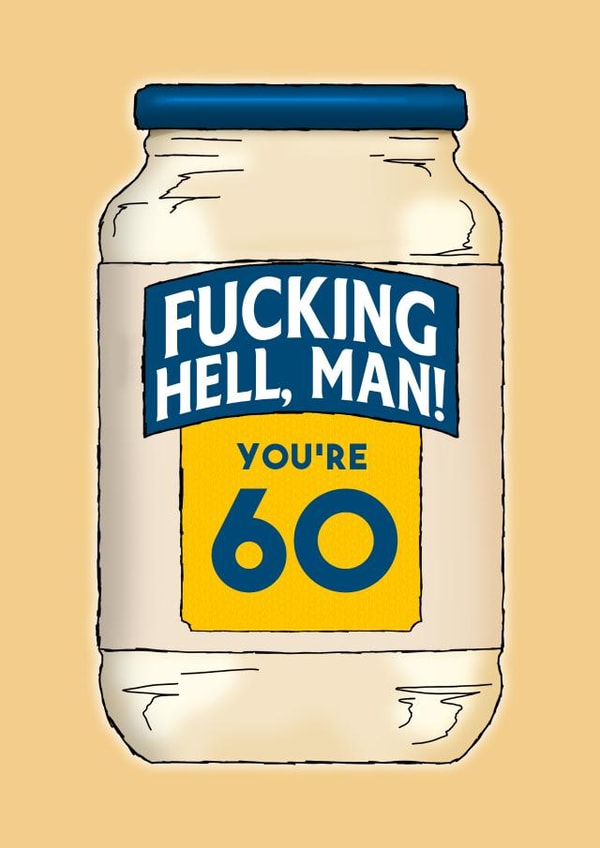 Fucking Hellman 60th Birthday Card created by NotNiceThings
