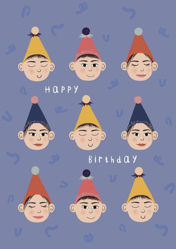 Cute Happy Birthday card ! created by Bidds and Bobs Illustration