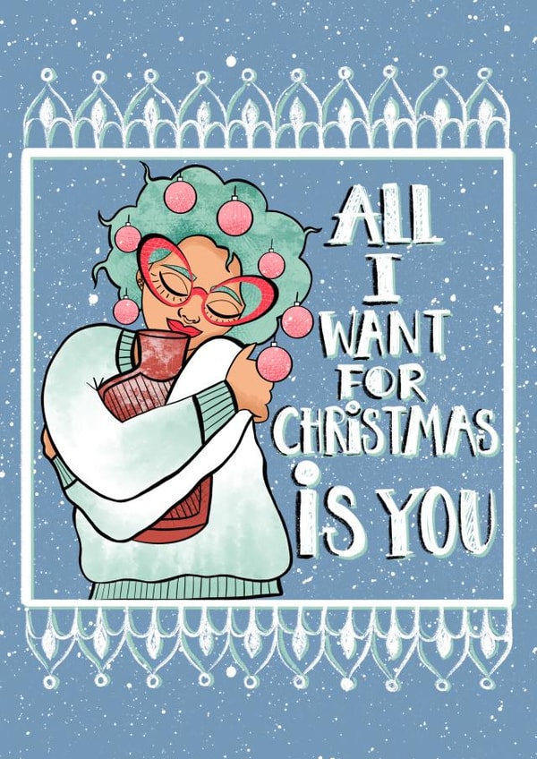 All I Want For Christmas Is You, My Amazing Hot Water Bottle created by Howee Designs