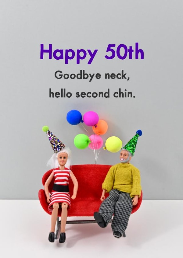 Happy 50th created by Bold & Bright Cards