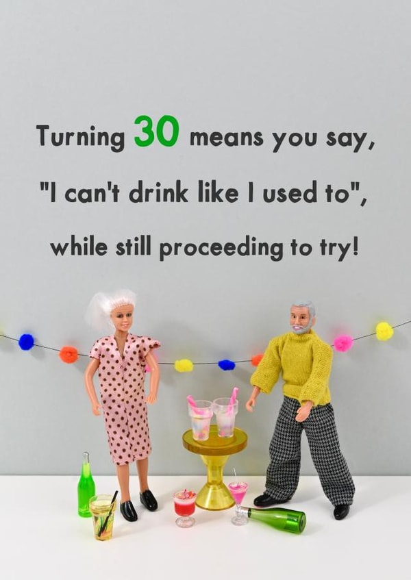 Thirty birthday created by Bold & Bright Cards