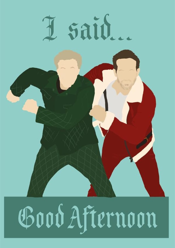 Spirited Christmas Card - Good Afternoon created by Betsy Benn