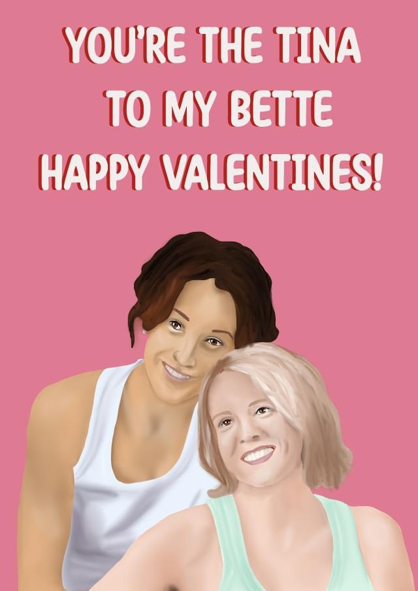 The L Word Bette and Tina Valentines Card created by Rodoodle