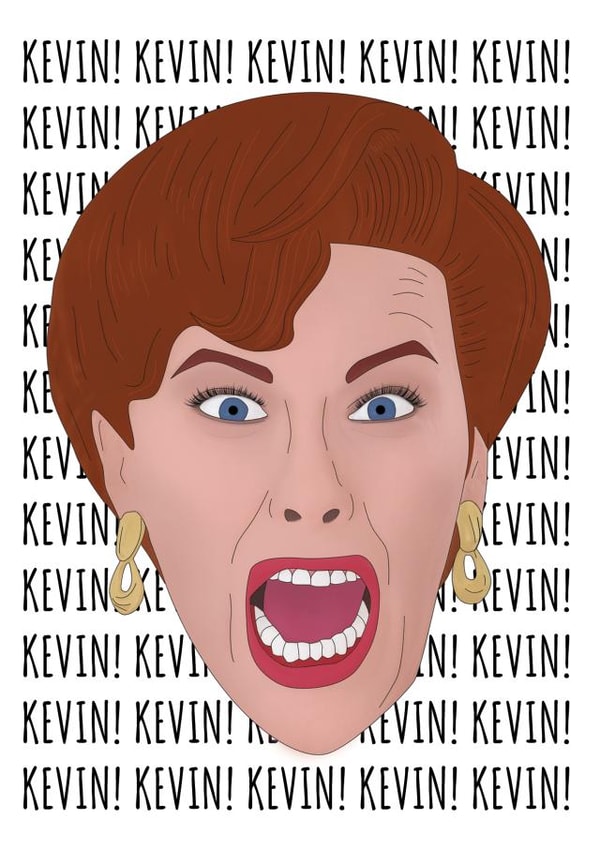 Home Alone "Kevin" Christmas Card created by Meme Girls Designs