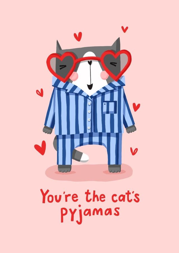 You’re The Cat’s Pyjamas created by Nicola Watson