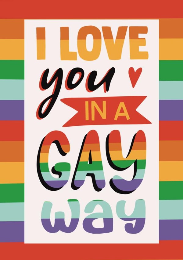 LGBTQ+ Valentine's Day Card created by AbiGoLucky